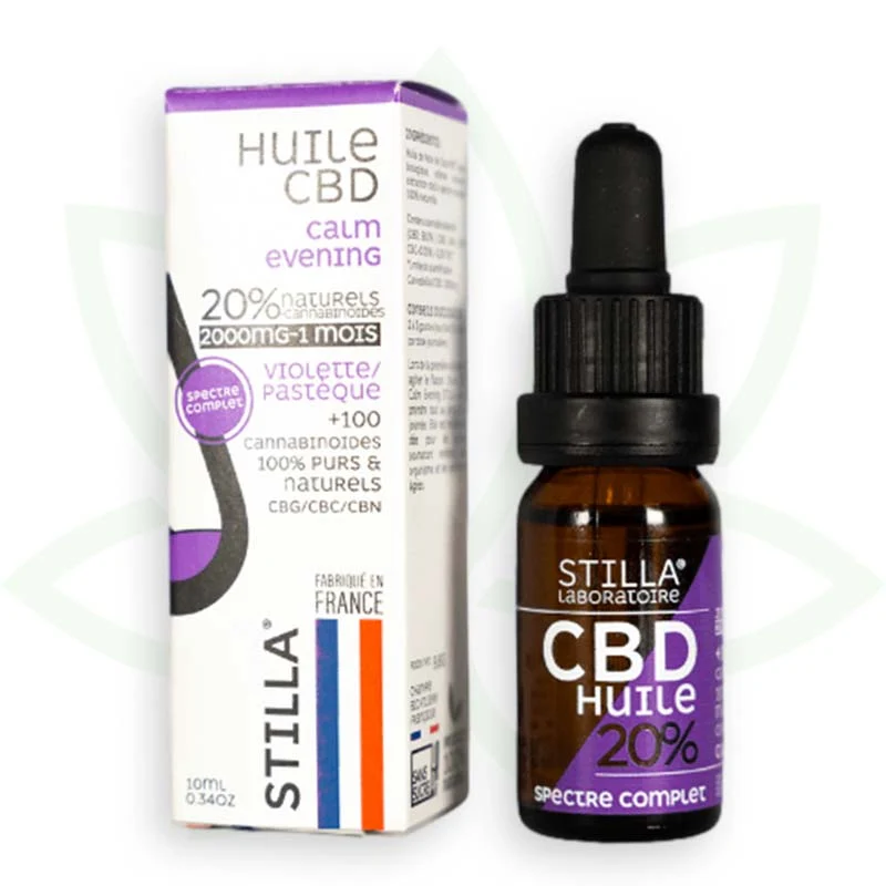 Calm Evening 10ml - Aceite de CBD 10% a 40% - Full Spectrum Stilla