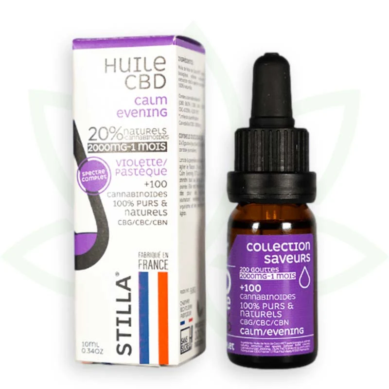 Calm Evening 10ml - Aceite de CBD 10% a 40% - Full Spectrum Stilla