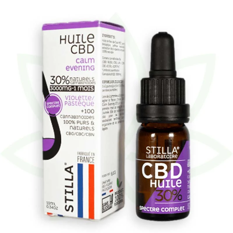 Calm Evening 10ml - Aceite de CBD 10% a 40% - Full Spectrum Stilla