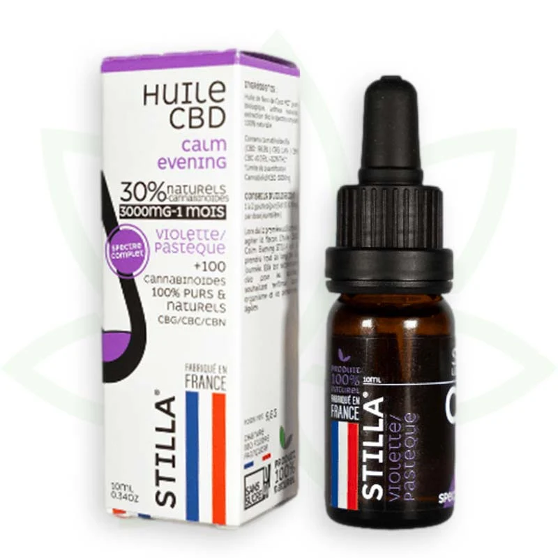 Calm Evening 10ml - Aceite de CBD 10% a 40% - Full Spectrum Stilla