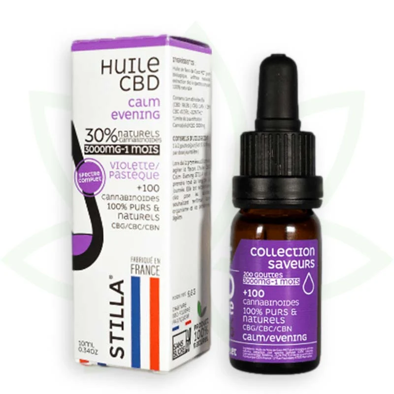 Calm Evening 10ml - Aceite de CBD 10% a 40% - Full Spectrum Stilla