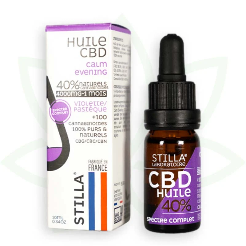 Calm Evening 10ml - Aceite de CBD 10% a 40% - Full Spectrum Stilla