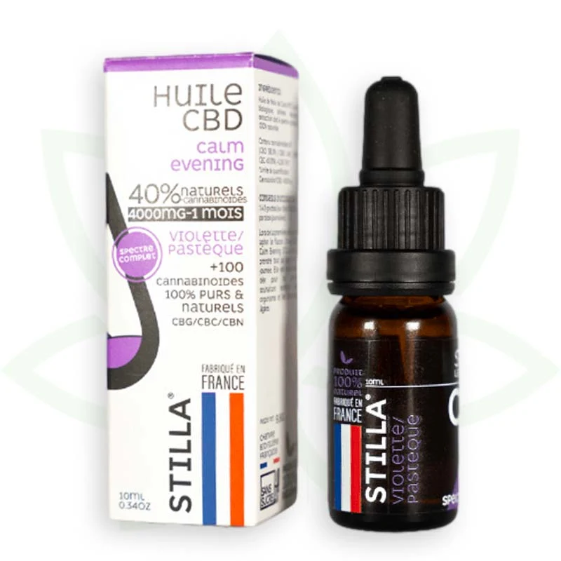 Calm Evening 10ml - Aceite de CBD 10% a 40% - Full Spectrum Stilla