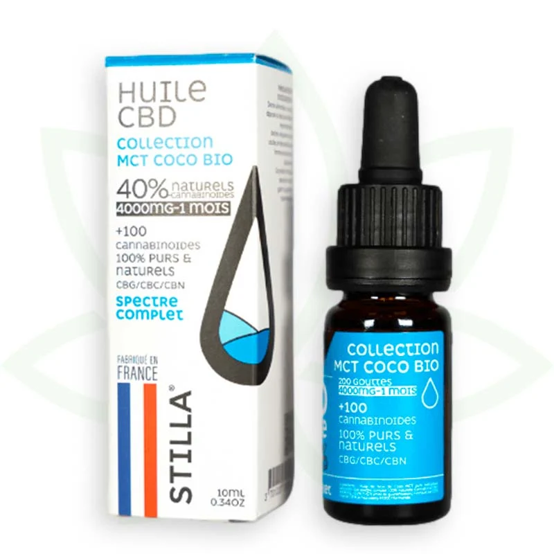 MCT Coco 10ml - Aceite de CBD 10% a 40% - Full Spectrum Stilla