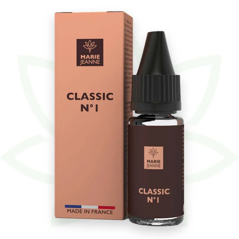 E-Líquido CBD Classic n°1 - 0 a 600 mg CBD - 10ml - Marie Jeanne