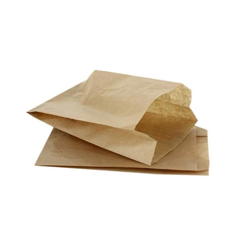 Bolsa Bolleria Papel Kraft Verjurado 14+7x24cm