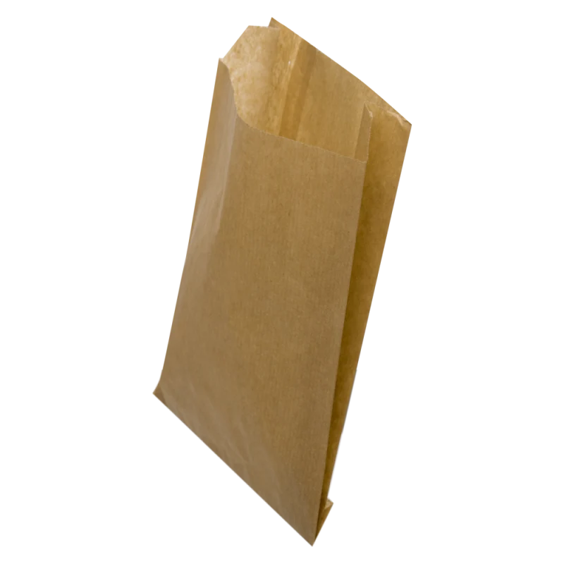 Bolsa Bollería Papel Kraft Verjurado 12+6x20cm