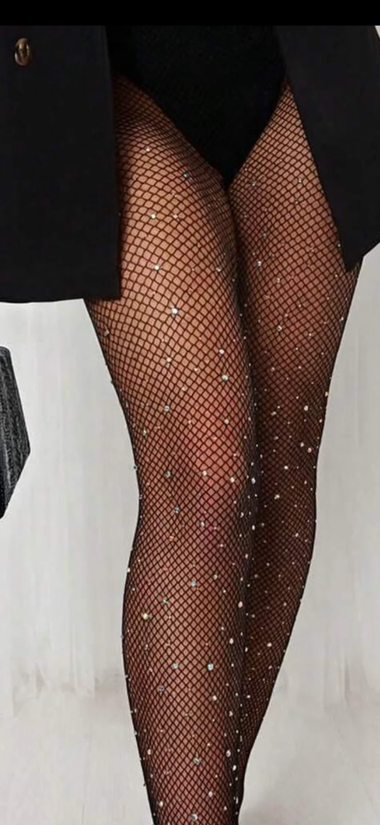Medias de red diamantes