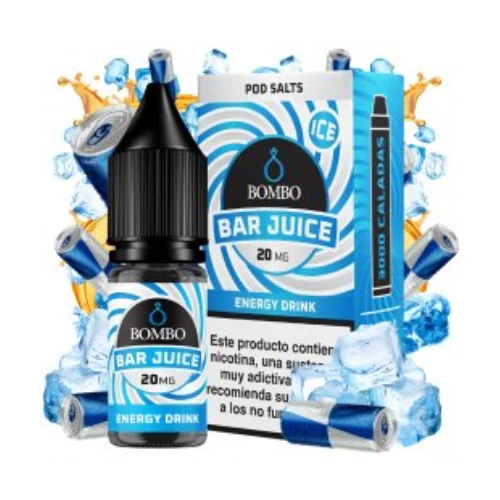 Energy Drink Ice 10ml (Sales de nicotina) (Bar Juice by Bombo)