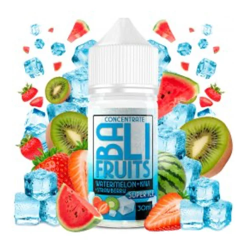 Watermelon + Kiwi + Strawberry Super Ice 30ml (Aroma) (Bali Fruits by Kings Crest)