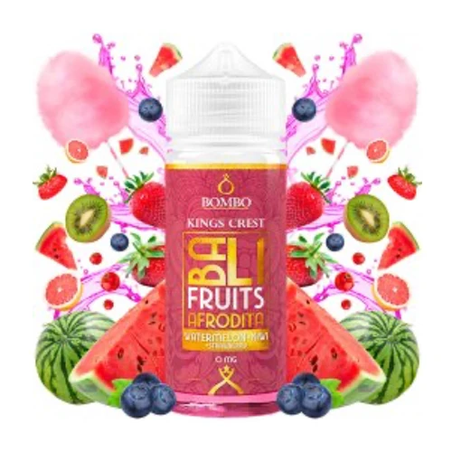 Watermelon + Kiwi + Strawberry + Afrodita 100ml (Bali Fruits by Kings Crest & Bombo)