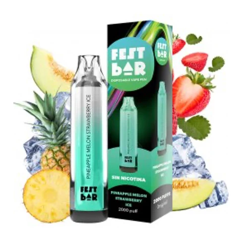 Pod desechable Pineapple Melon Strawberry Ice 0mg (Fest Bar)