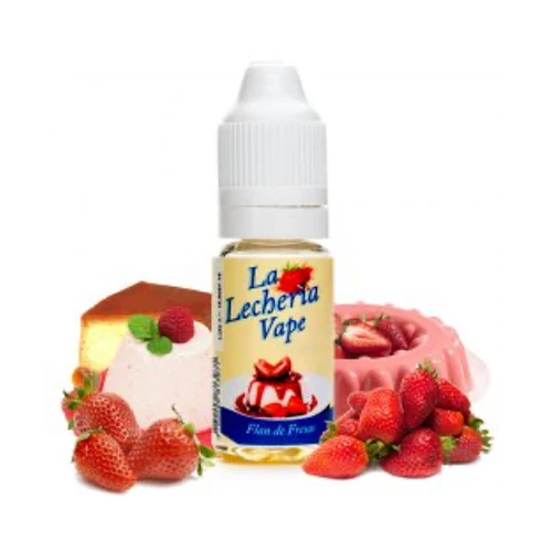 Flan de Fresas 10ml (Aroma) (La Lechería Vape)