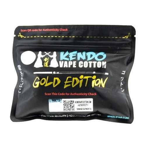 Kendo Vape Cotton Gold Edition