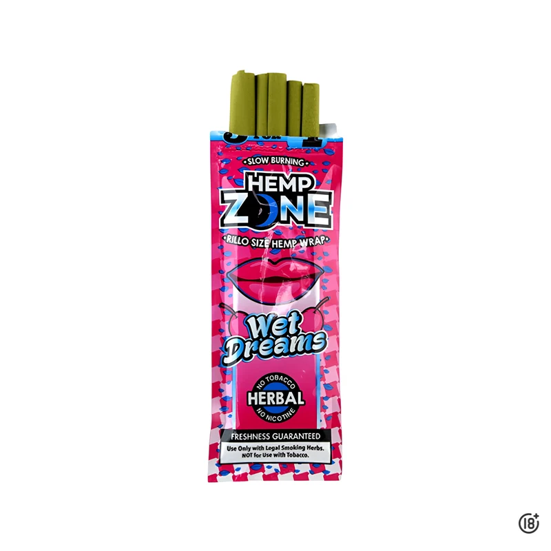 🍒 Blunt Hemp Zone Wet Dreams X5 (Cherry) – Sabor intenso y natural a cereza