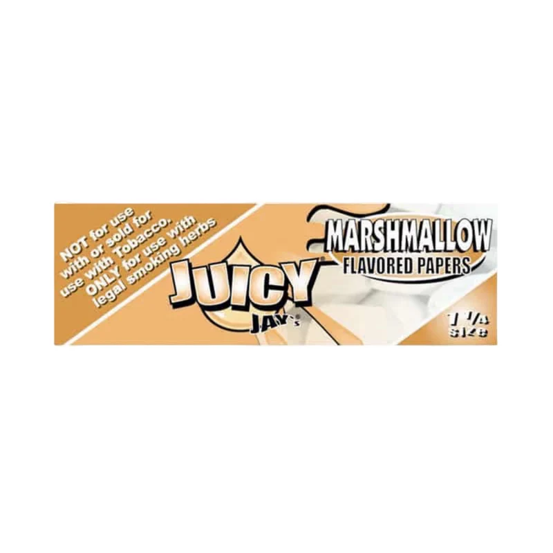 Juicy Jay's Marshmallow 1¼ — Librillo de 32 Hojas de Cáñamo
