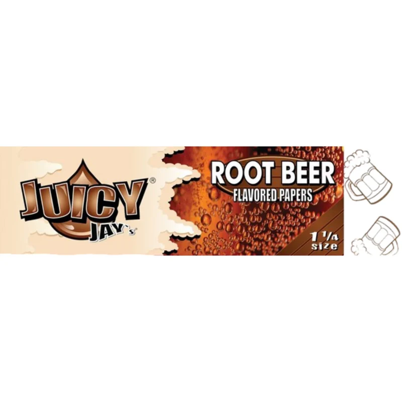 Juicy Jay's Root Beer 1¼ — Papel Sabor Cerveza de Raíz