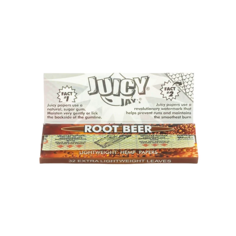 Juicy Jay's Root Beer 1¼ — Papel Sabor Cerveza de Raíz