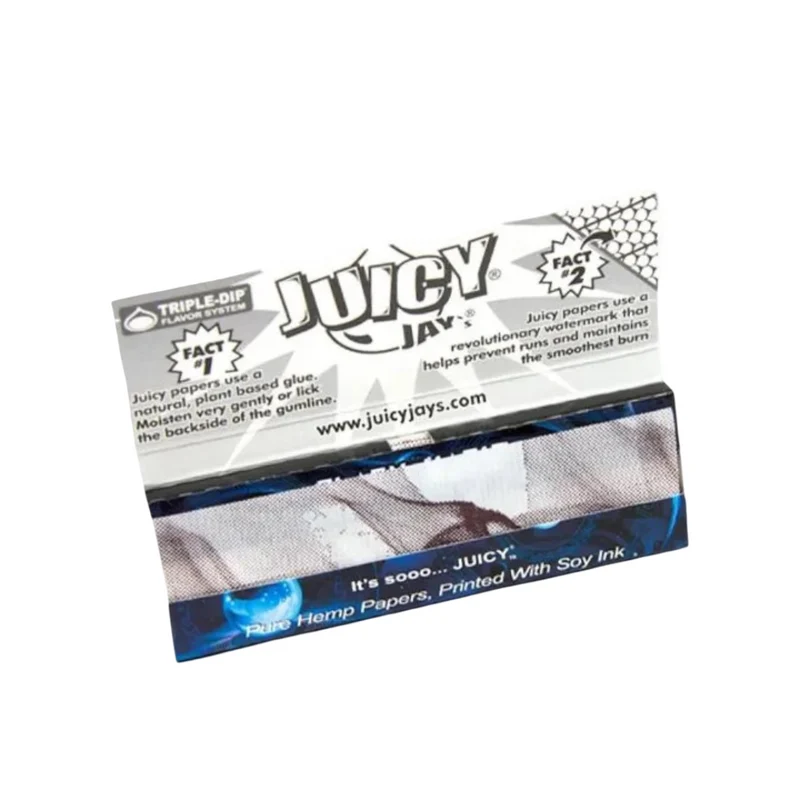 Juicy Jay's Black Magic 1¼ — Papel Mentolado de Cáñamo Puro