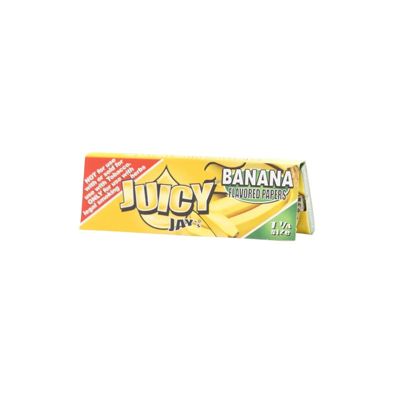 Papel Juicy Jay's Banana 1 1/4 · librillo de 32 hojas