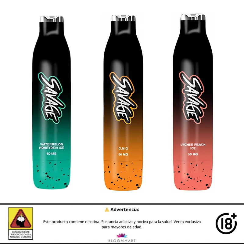 Vaporizador Desechable STLTH Savage 2500 Puffs – 50 mg/ml