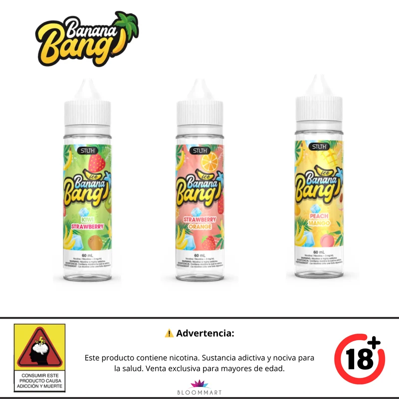 Banana Bang Ice · Base Libre 60 mL · STLTH