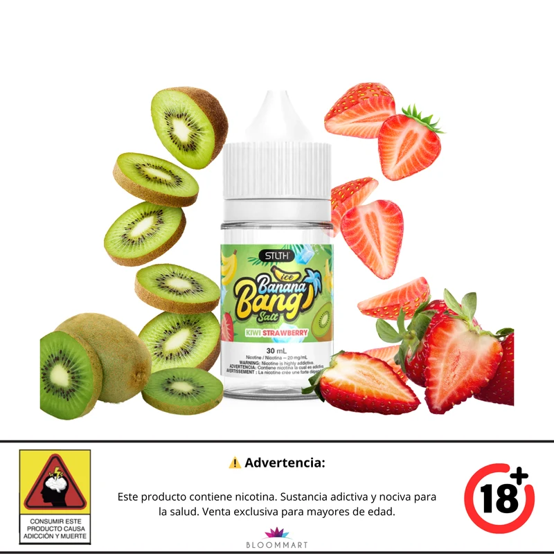 Banana Bang Ice · Sales de Nicotina 30 mL · STLTH