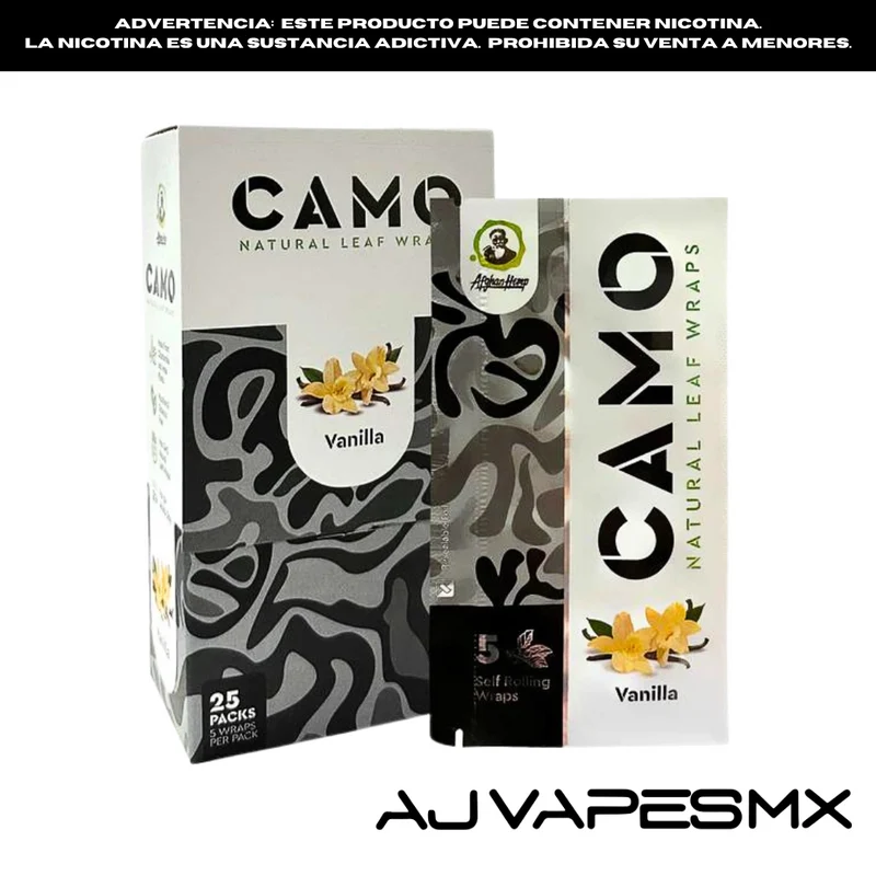 Rolling Paper Camo Vanilla| AFGHAN HEMP