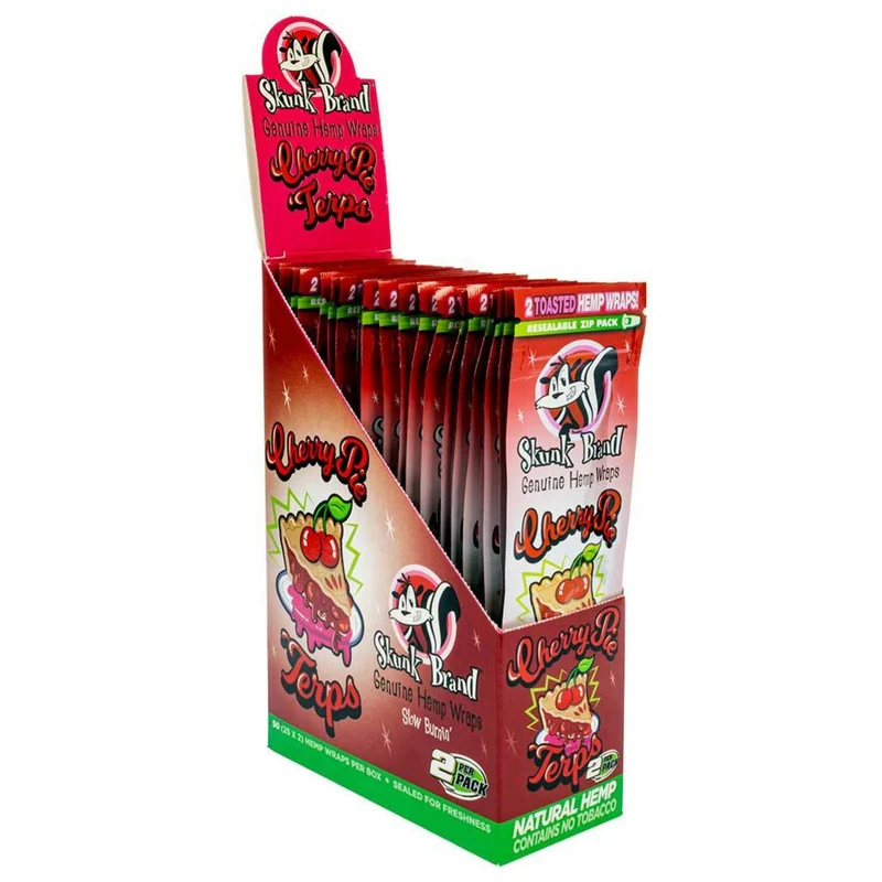 Hemp Wrap Cherry Pie con Terpenos – Skunk Brand