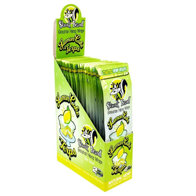Hemp Wrap Lemon Cake con Terpenos – Skunk Brand