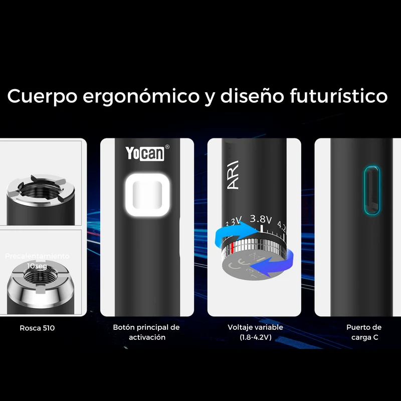 Yocan ARI 650 mAh - Batería para destilados
