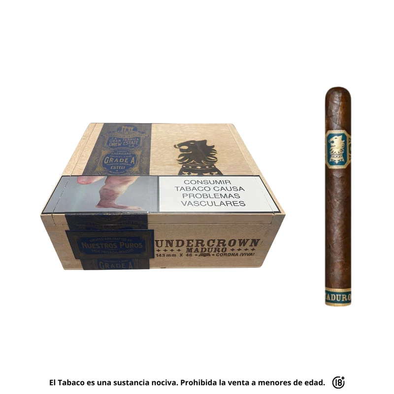 Undercrown Maduro Corona Viva – Tabaco Maduro 143 mm × 46
