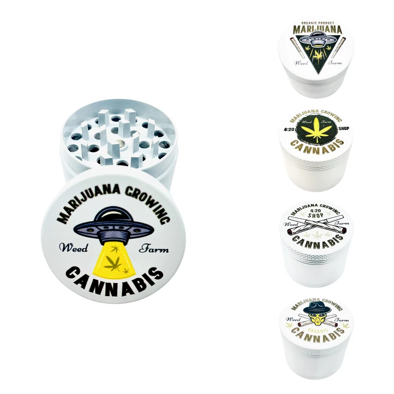 Grinder Metálico White Edition 40mm — Colección 420