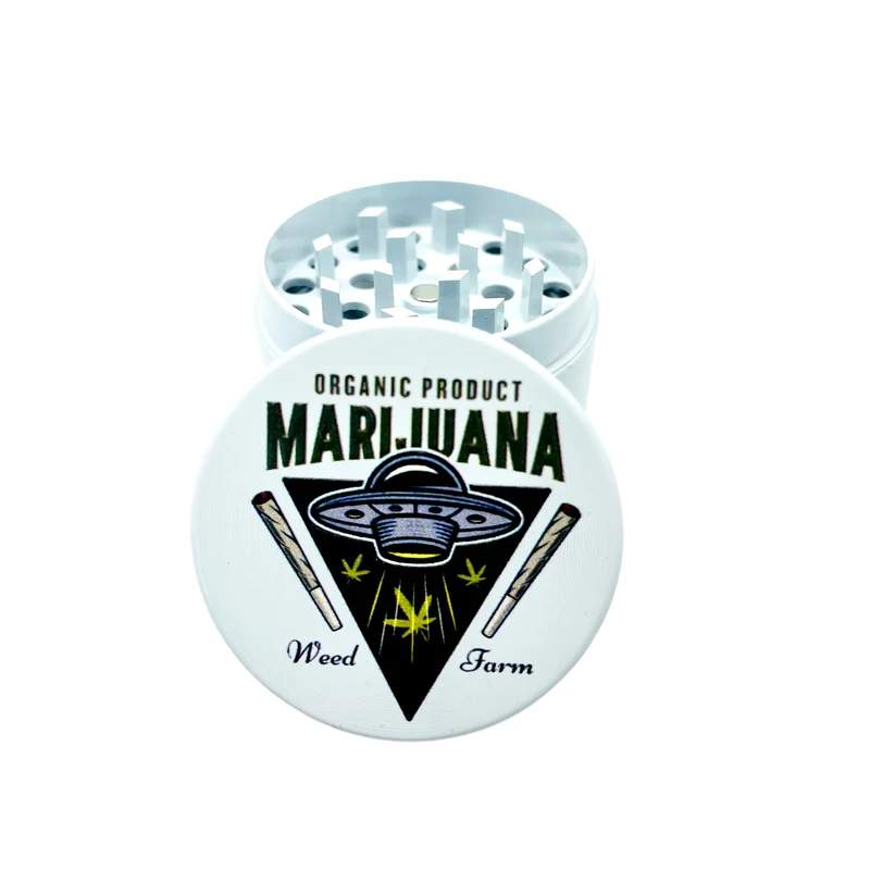 Grinder Metálico White Edition 40mm — Colección 420