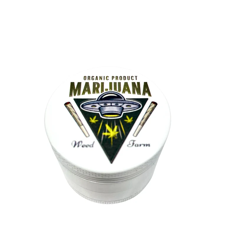 Grinder Metálico White Edition 40mm — Colección 420