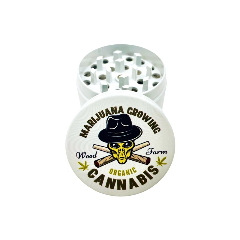 Grinder Metálico White Edition 40mm — Colección 420