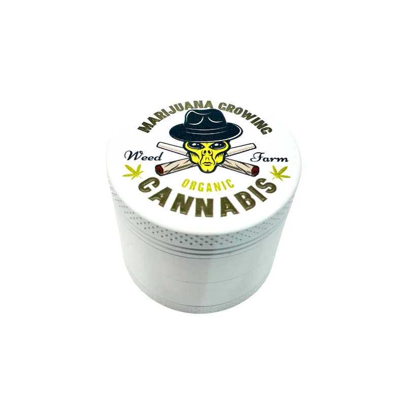 Grinder Metálico White Edition 40mm — Colección 420