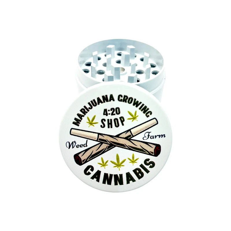 Grinder Metálico White Edition 40mm — Colección 420
