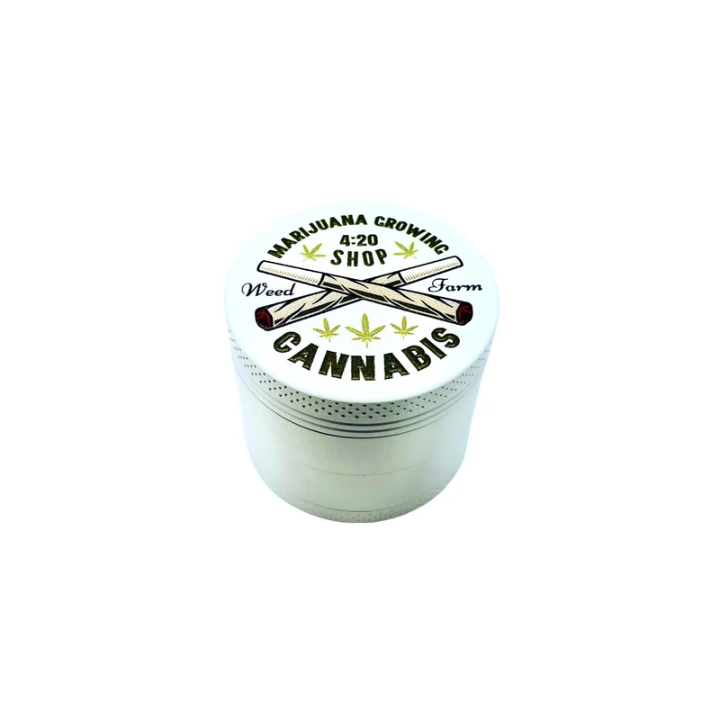 Grinder Metálico White Edition 40mm — Colección 420