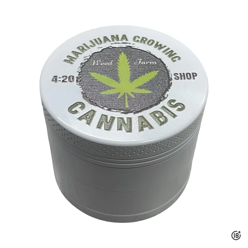 Grinder Metálico White Edition 40mm — Colección 420