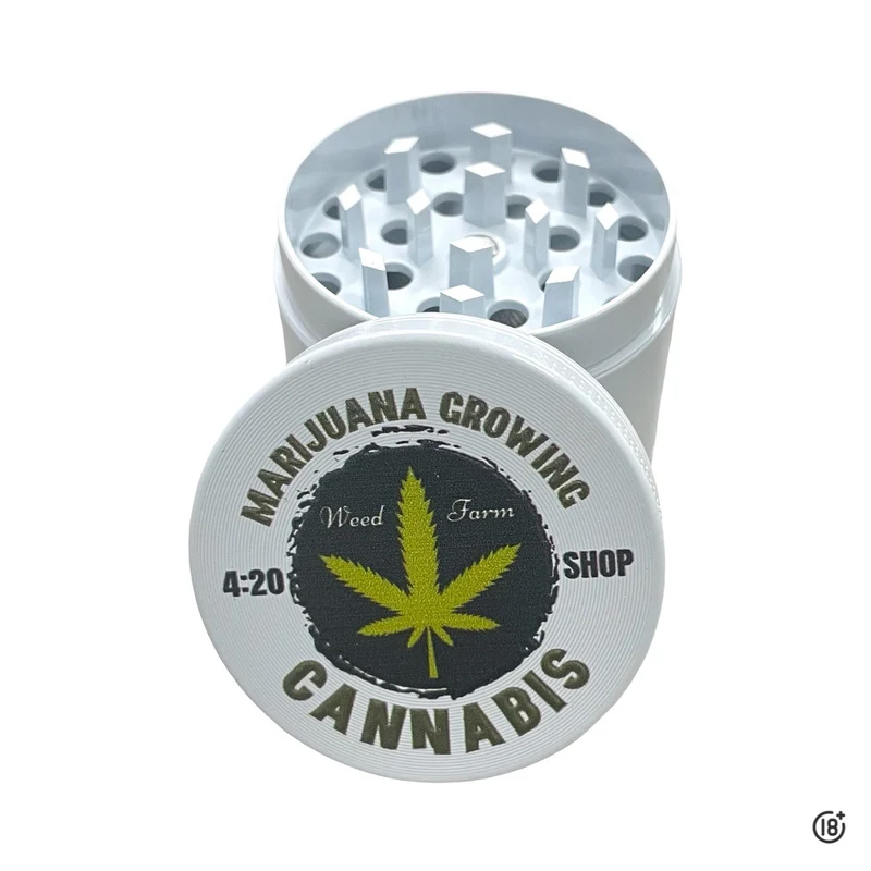 Grinder Metálico White Edition 40mm — Colección 420