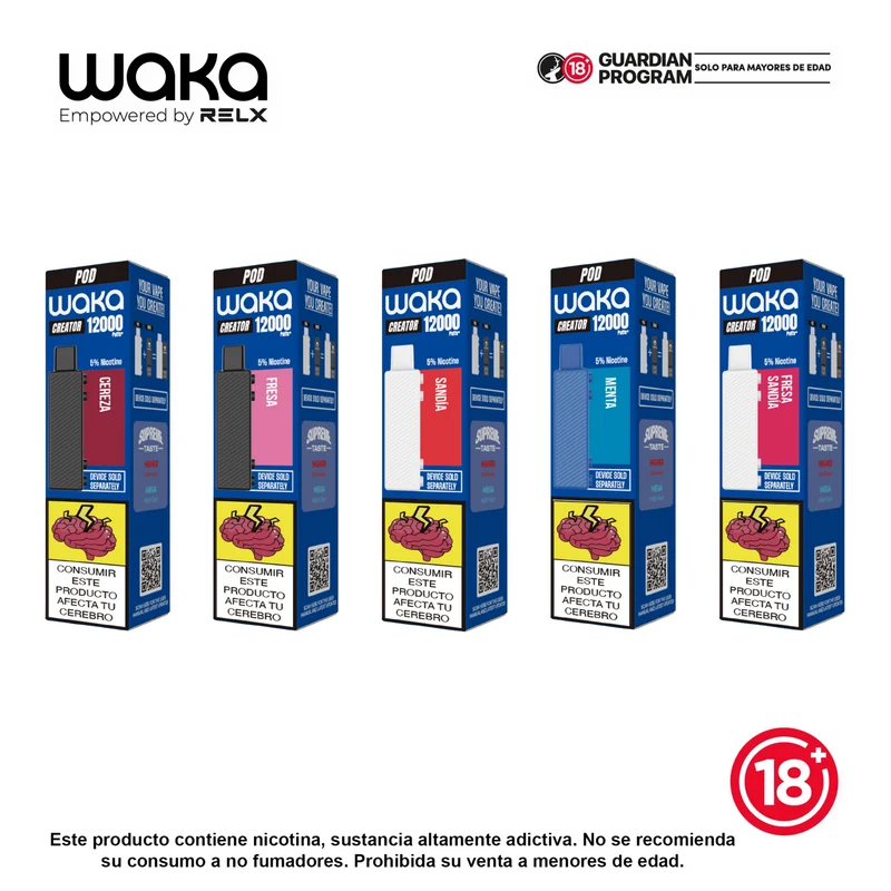 PODs Creator 12,000 Puff | Compatibles con Waka Creator