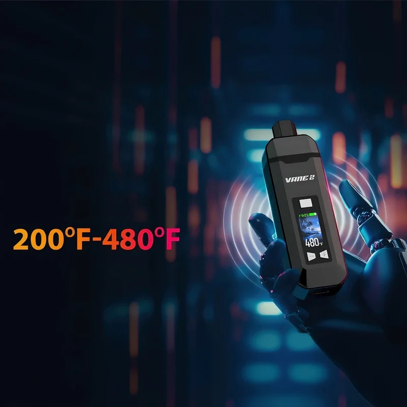 Vaporizador Yocan Vane 2 — Hierbas Secas con Pantalla OLED y Control de Temperatura