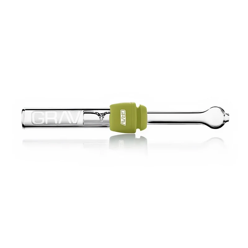 Pipa GRAV Glass Blunt | Borosilicato, Sin Papel, Grommet Silicona — Bloommart Colombia