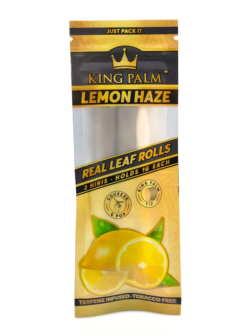 King Palm Lemon Haze - X2 Mini Rolls