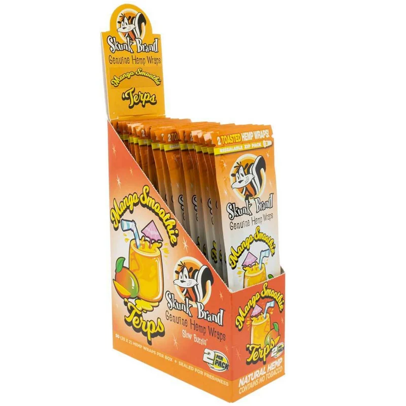 Hemp Wrap Mango Smoothie con Terpenos – Skunk Brand