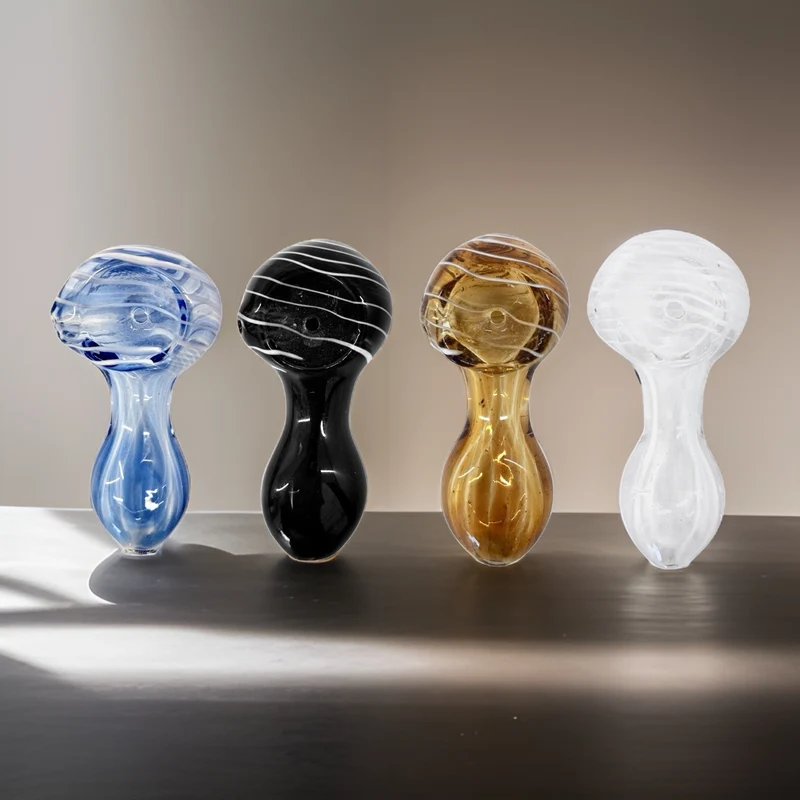 Pipa de Vidrio Artistica — Borosilicato Soplada a Mano | Diseno Unico