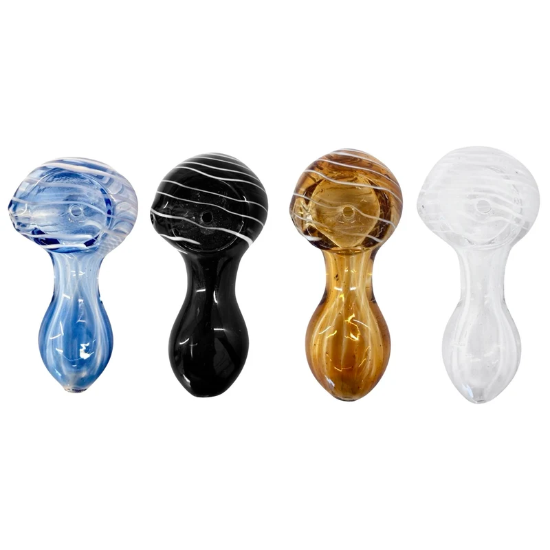 Pipa de Vidrio Artistica — Borosilicato Soplada a Mano | Diseno Unico