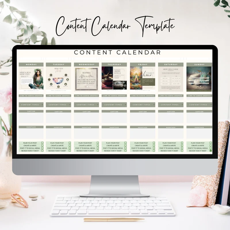 Mindfulness Coach Social Media Post Kit