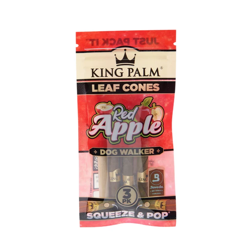 Conos King Palm Dogwalker X3 unidades - Red Apple